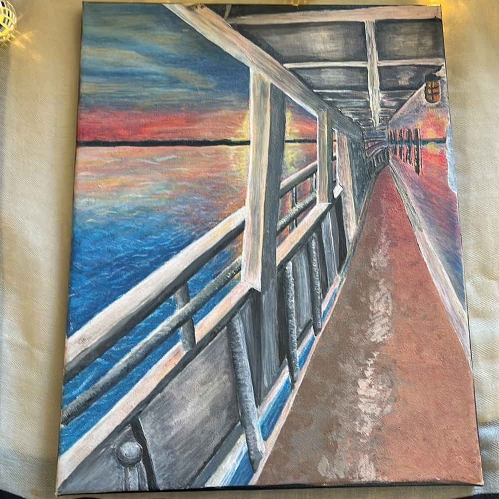 Sunset at Sea Painting - Picture 10 of 10